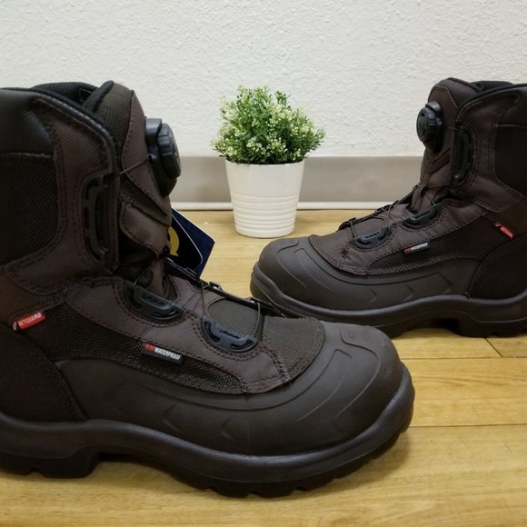 Red Wing Metguard Steel Toe Work Boots - Picture 2 of 6